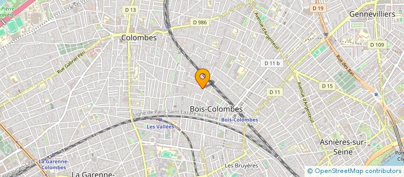 localisation de l'entreprise SASU IMMOSPHERE à BOIS-COLOMBES