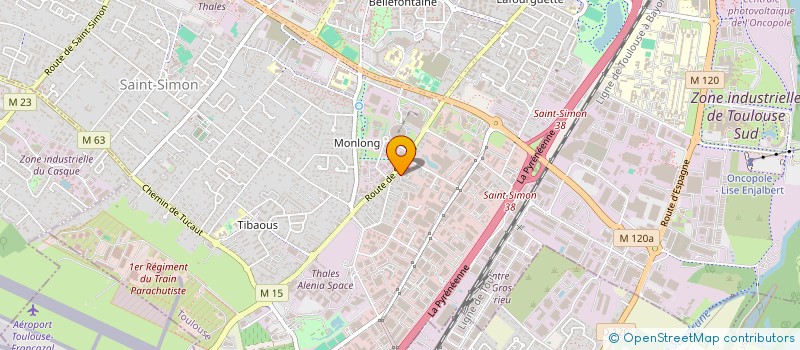 localisation de l'entreprise SASU IMPORT EXPORT FG OCCITANIE  TOULOUSE