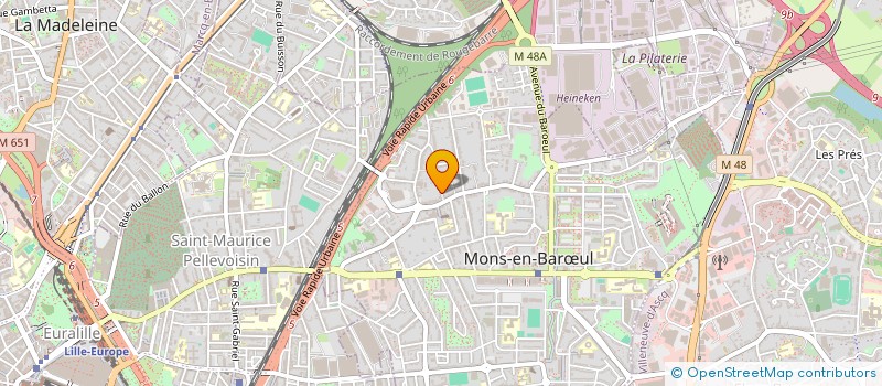 localisation de l'entreprise SASU IMPORT FOOD FACTORY  MONS-EN-BARUL