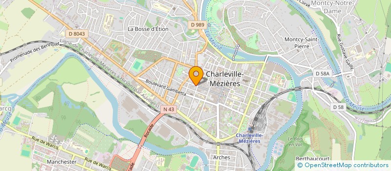 localisation de l'entreprise SASU INGE CONCEPT à CHARLEVILLE-MEZIERES