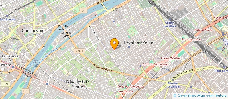 localisation de l'entreprise SASU INTENSIF à LEVALLOIS-PERRET