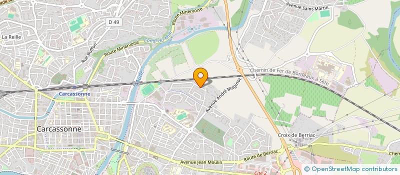 localisation de l'entreprise SASU INVESTISSEMENTS à CARCASSONNE