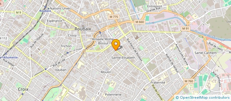 localisation de l'entreprise SASU IVA  ROUBAIX