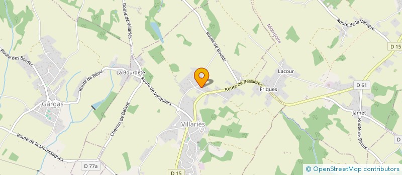 localisation de l'entreprise SASU IZARIE TAXI  VILLARIES