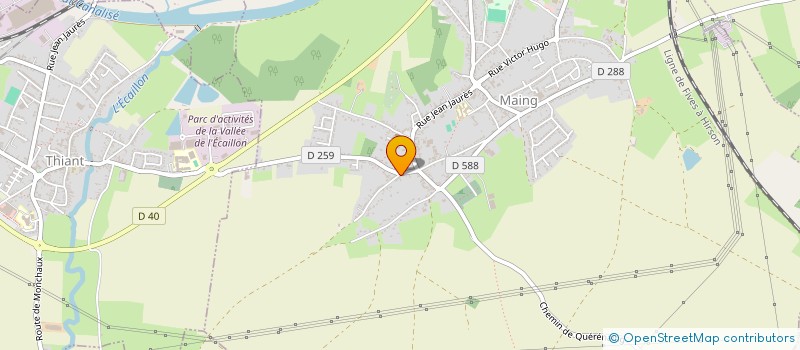 localisation de l'entreprise SASU.J.AIR.COMPANY.  MAING