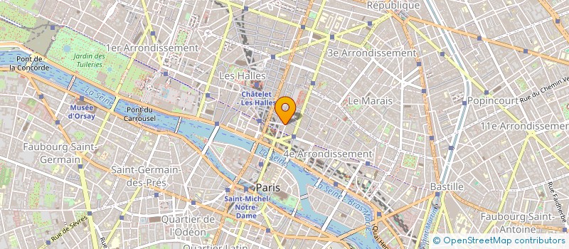 localisation de l'entreprise SASU JACQUES MIGNAUX  PARIS