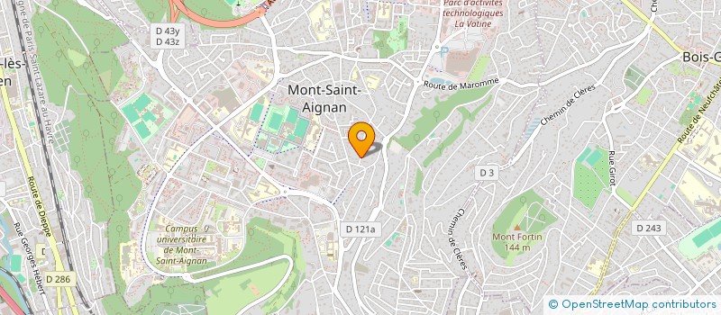 localisation de l'entreprise SASU JCS à MONT-SAINT-AIGNAN