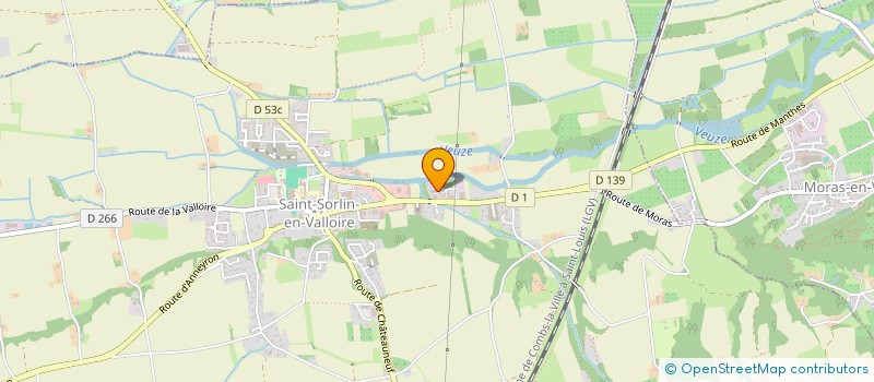 localisation de l'entreprise SASU JEANVINS  SAINT-SORLIN-EN-VALLOIRE