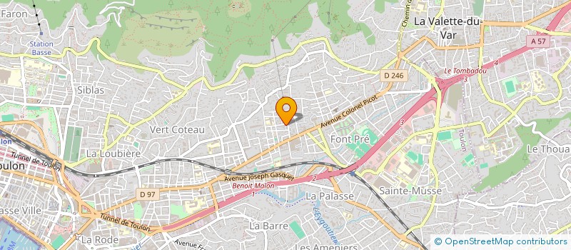 localisation de l'entreprise SASU JEM SERVICES à TOULON