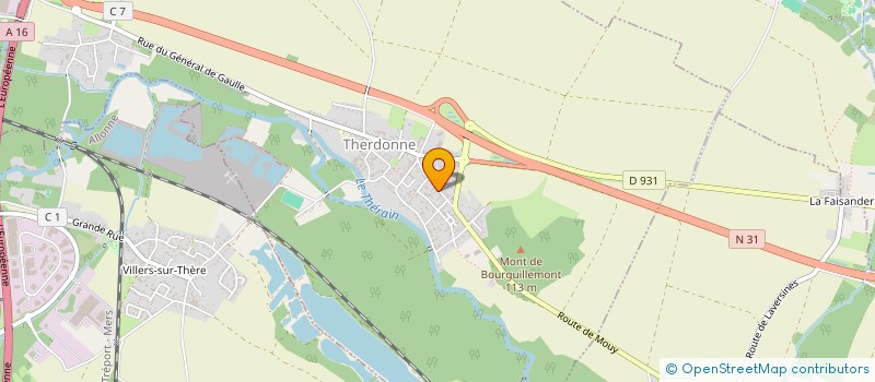 localisation de l'entreprise SASU JEROME PISSOT  THERDONNE