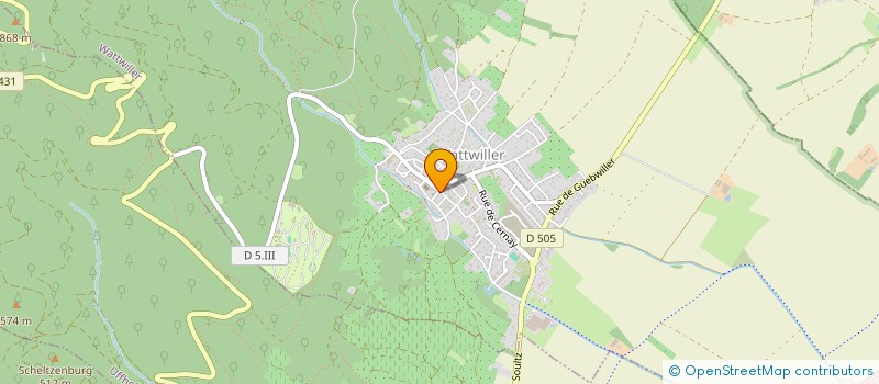 localisation de l'entreprise SASU JEROME RINNER à CERNAY