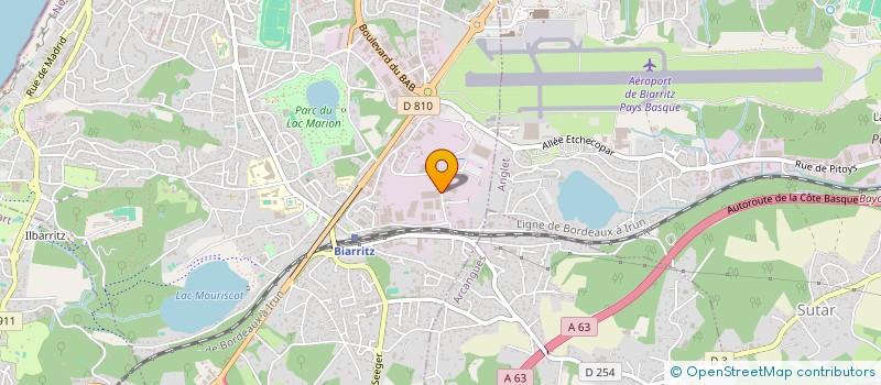 localisation de l'entreprise SASU JFL  BIARRITZ