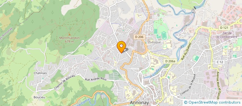 localisation de l'entreprise SASU JM CONSTRUCTION  ANNONAY