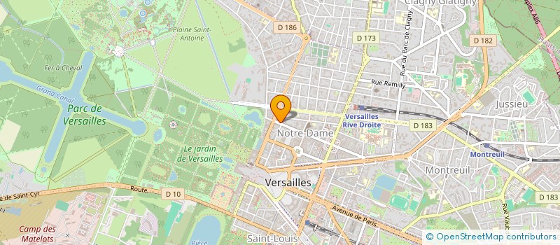 localisation de l'entreprise SASU JMLM à VERSAILLES