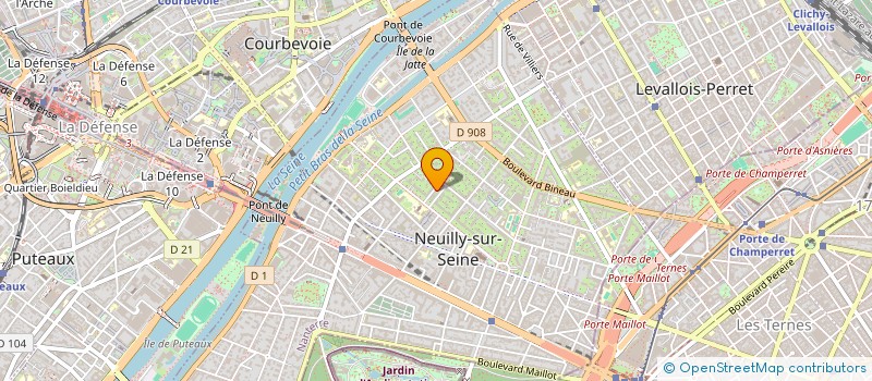 localisation de l'entreprise SASU JOINVILLE à NEUILLY-SUR-SEINE