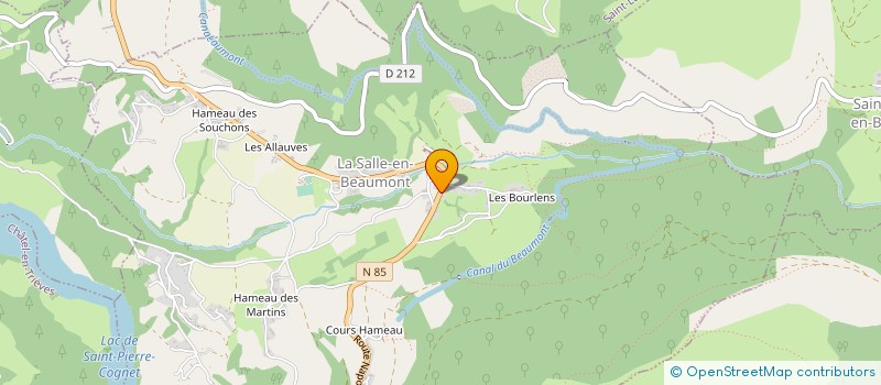 localisation de l'entreprise SASU JOLIVOT à LA SALLE-EN-BEAUMONT