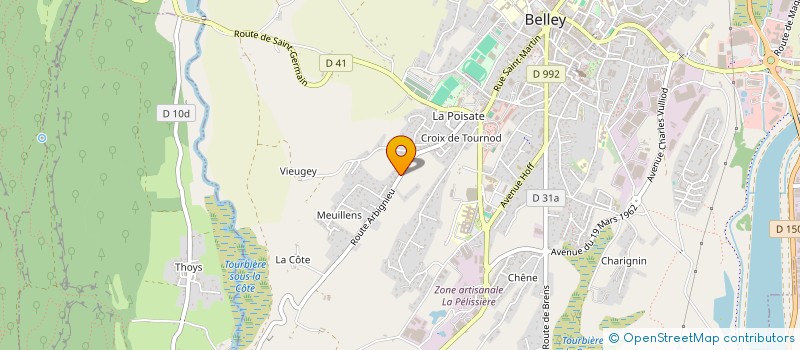 localisation de l'entreprise SASU JULIEN AMY à BELLEY