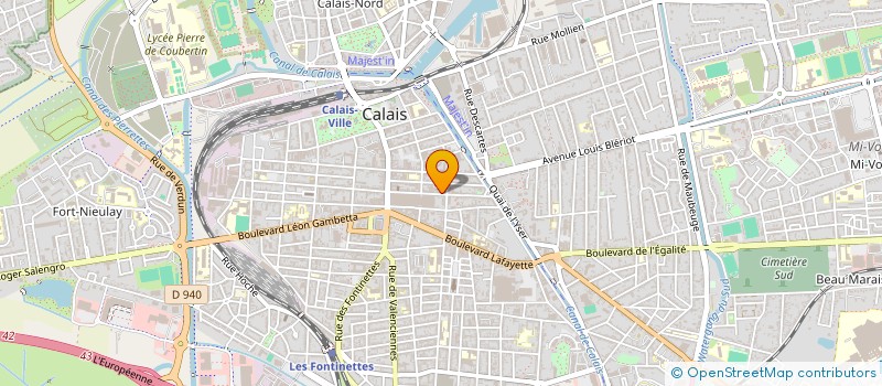 localisation de l'entreprise SASU JULIEN BONTE  CALAIS