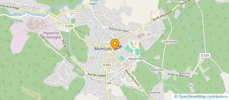 localisation de l'entreprise SASU JULLIAN à MIMIZAN