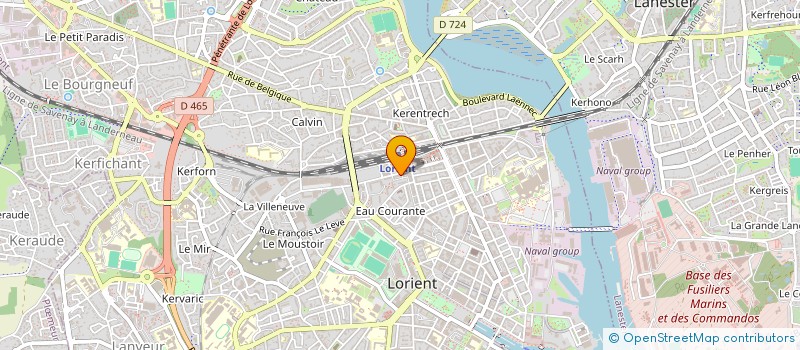 localisation de l'entreprise SASU K. BATIMENT  LORIENT