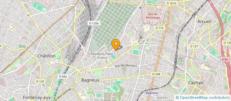 localisation de l'entreprise SASU KADIDI  BAGNEUX