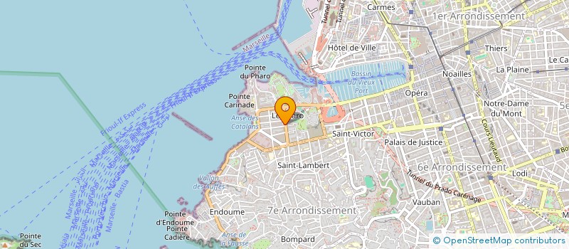 localisation de l'entreprise SASU KAIS SUSHI à MARSEILLE
