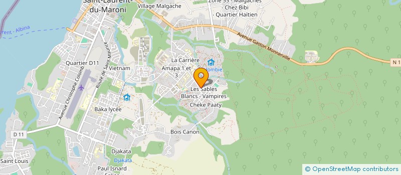 localisation de l'entreprise SASU KALIKANN  SAINT-LAURENT-DU-MARONI