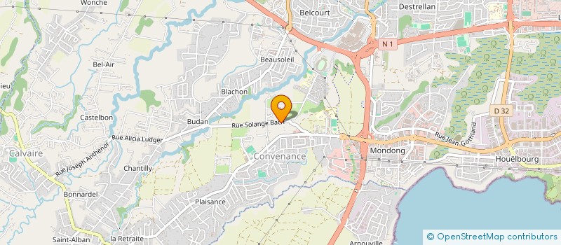 localisation de l'entreprise SASU KALIOPE CONSULTING  BAIE-MAHAULT