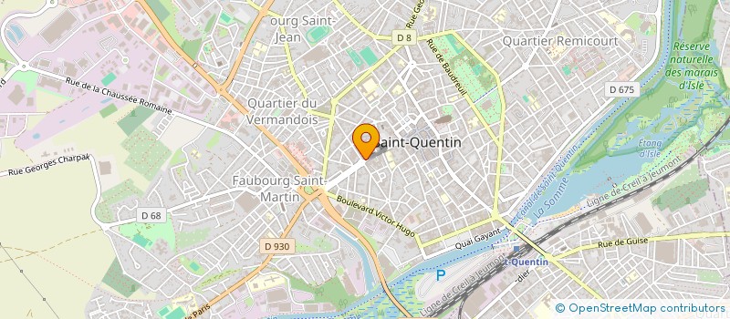 localisation de l'entreprise SASU KAYNNALINE à SAINT-QUENTIN