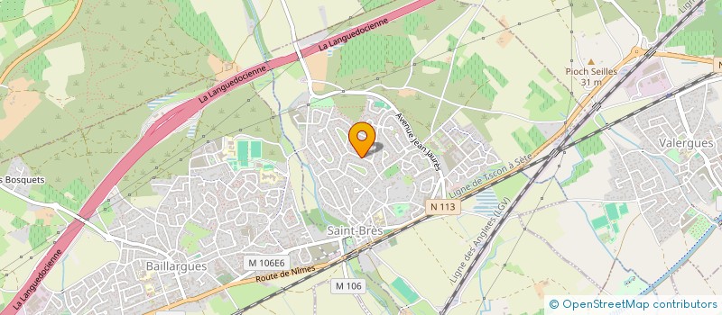 localisation de l'entreprise SASU KEVIN LAMAUD PAYSAGE  SAINT-BRES