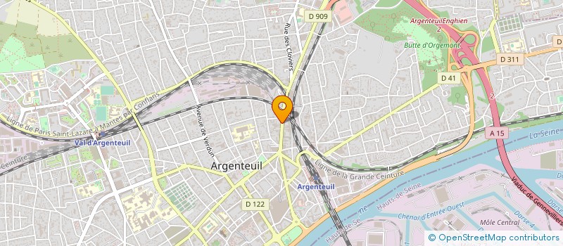 localisation de l'entreprise SASU KH NET à ARGENTEUIL