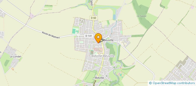 localisation de l'entreprise SASU KIDS COFFEE  BIEVILLE-BEUVILLE