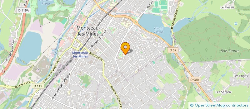 localisation de l'entreprise SASU KING GLASS 71  MONTCEAU-LES-MINES