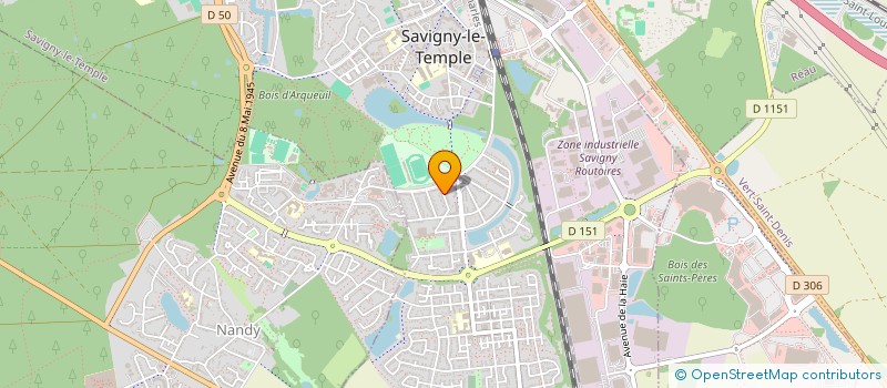 localisation de l'entreprise SASU KL  SAVIGNY-LE-TEMPLE