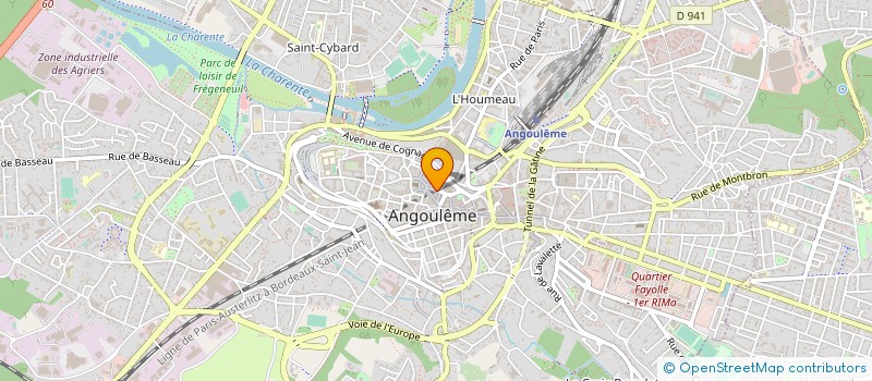 localisation de l'entreprise SASU KNT à ANGOULEME
