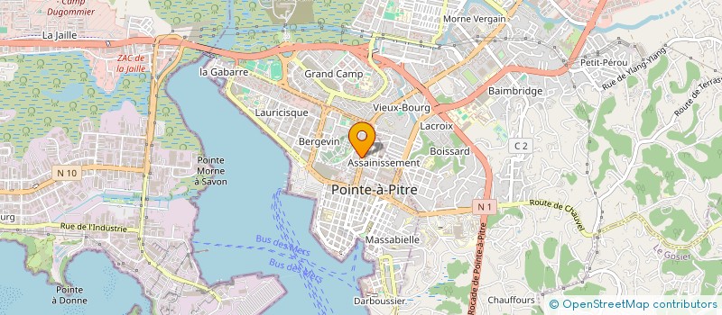 localisation de l'entreprise SASU KSP DISTRIBUTION  POINTE-A-PITRE