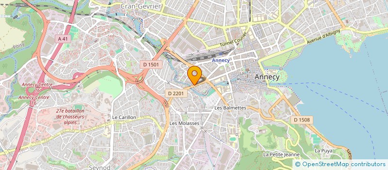 localisation de l'entreprise SASU L'ARDOISE à ANNECY