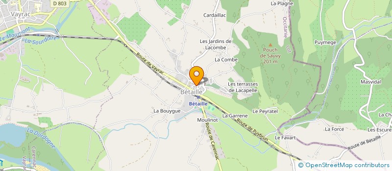 localisation de l'entreprise SASU L'ATELIER DE CASSANDRA  VAYRAC