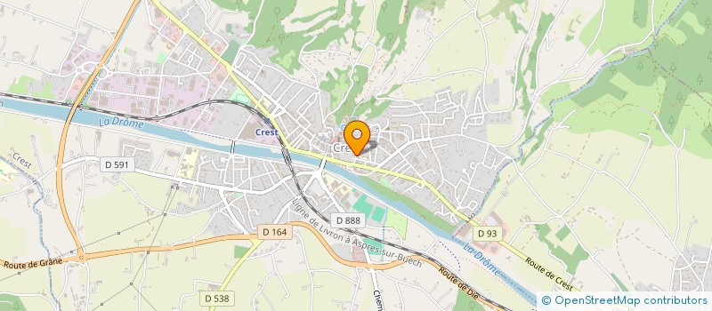 localisation de l'entreprise SASU L'ESPRIT GOURMAND  CREST