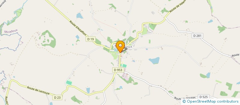 localisation de l'entreprise SASU L ETAPE  MIRADOUX