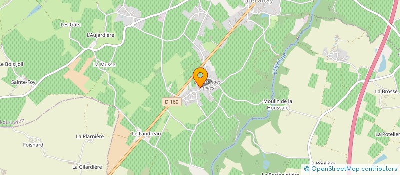 localisation de l'entreprise SASU L.N.L.A.  VAL-DU-LAYON