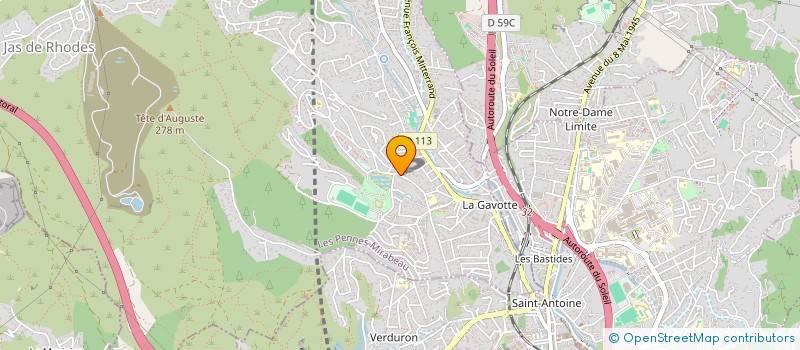 localisation de l'entreprise SASU L.P.M LOCATION  LES PENNES-MIRABEAU