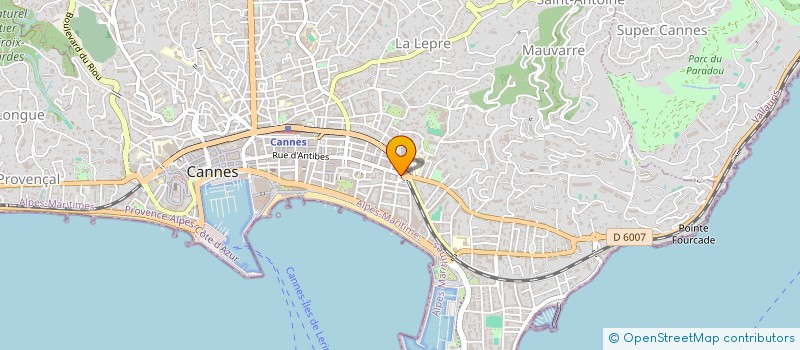 localisation de l'entreprise SASU LA CASANOSTRA & LA CANTINE à CANNES