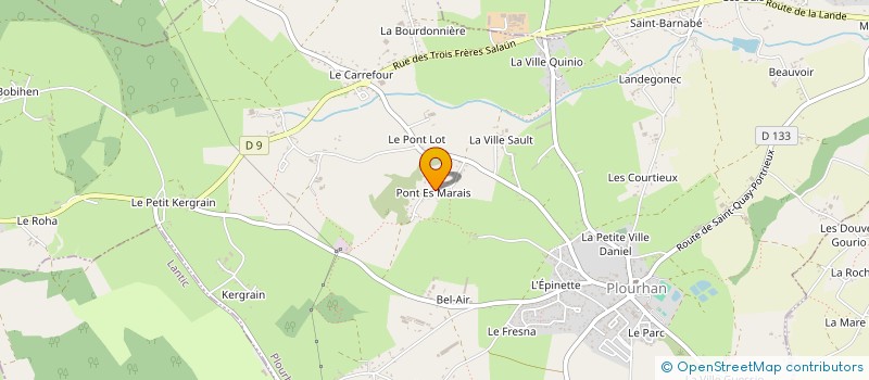 localisation de l'entreprise SASU LA DRYADE à PLOURHAN