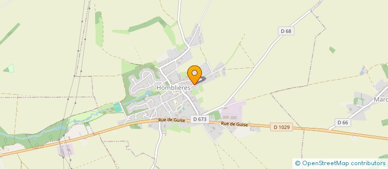 localisation de l'entreprise SASU LA MAISON A PELLETS  HOMBLIERES