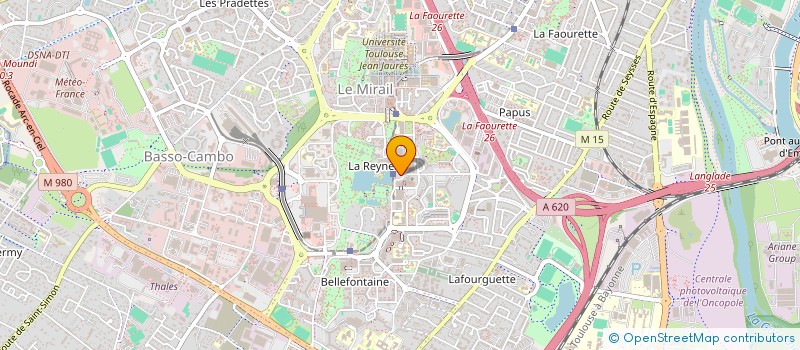localisation de l'entreprise SASU LA PIZZERIA DU LAC DE LA REYNERIE à TOULOUSE