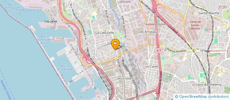 localisation de l'entreprise SASU LA PLEINE LUNE à MARSEILLE