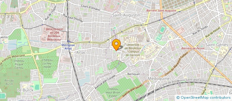 localisation de l'entreprise SASU LA STATION PIZZA  BORDEAUX