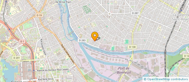 localisation de l'entreprise SASU LABAT  SAINT-MAUR-DES-FOSSES