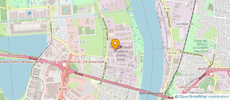 localisation de l'entreprise SASU LAHNOUNI  BORDEAUX